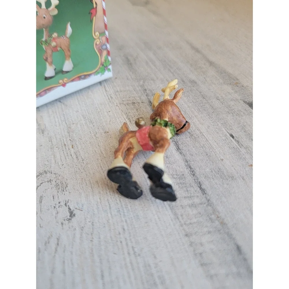 Enesco Dasher reindeer North Pole Village vintage accessory Xmas figure